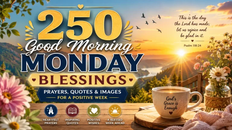 250 Good Morning Monday Blessings
