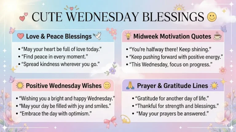 Cute Wednesday Blessings