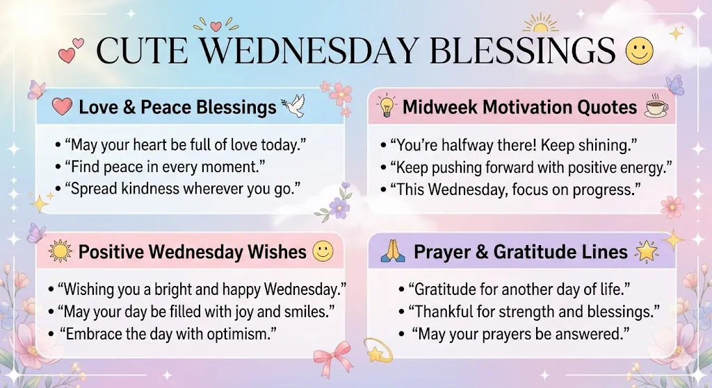 Cute Wednesday Blessings