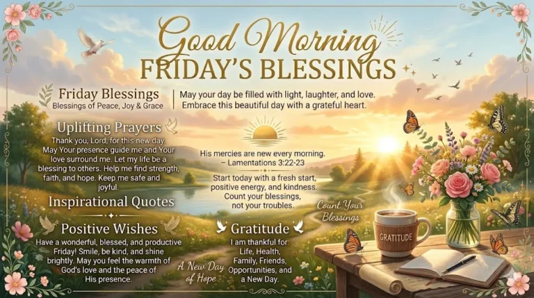 Good Morning Friday Blessings