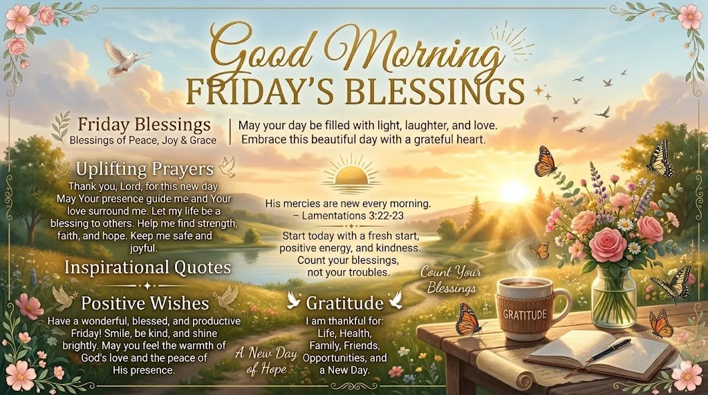 Good Morning Friday Blessings