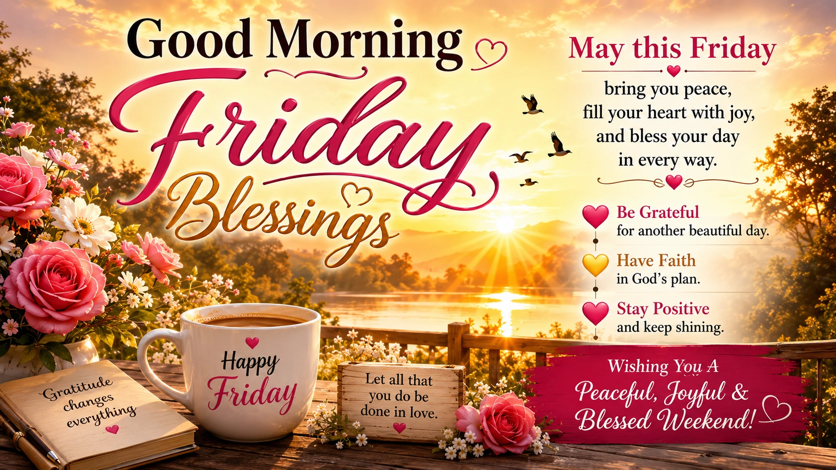 Good Morning Friday Blessings