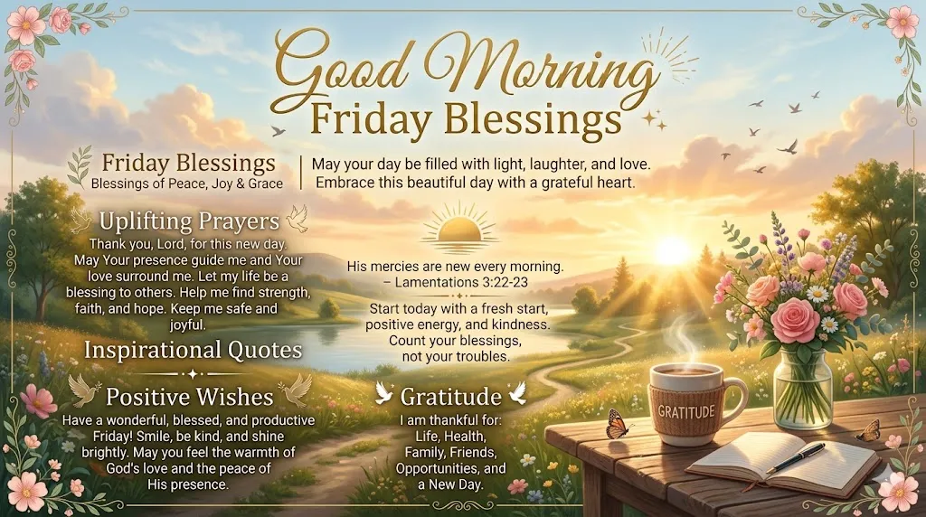 Good Morning Friday Blessings