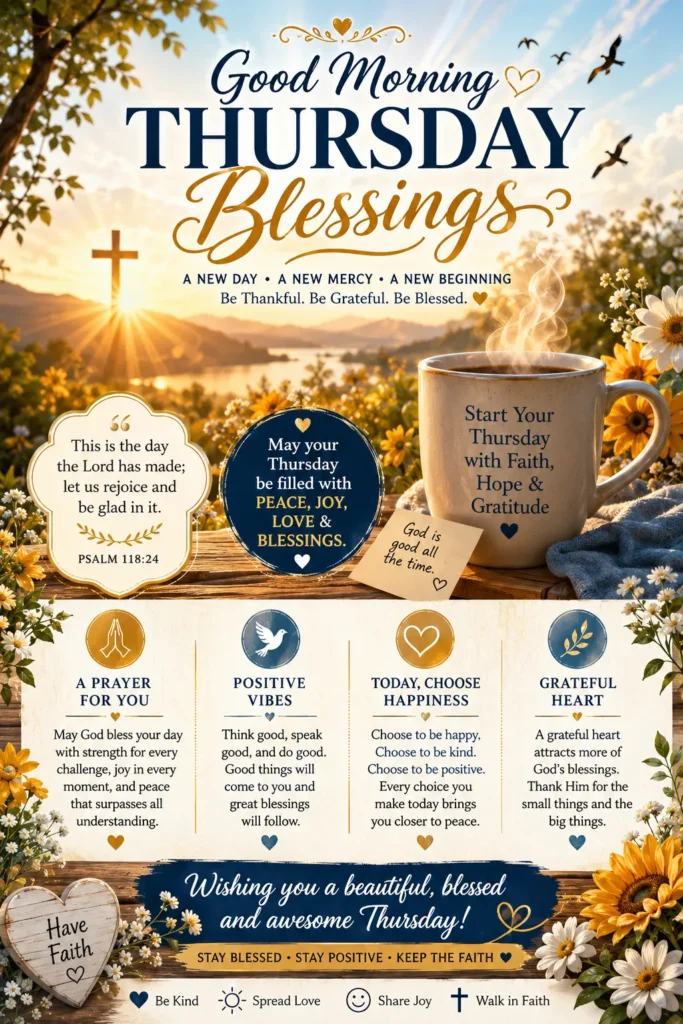 Good Morning Thursday Blessings
