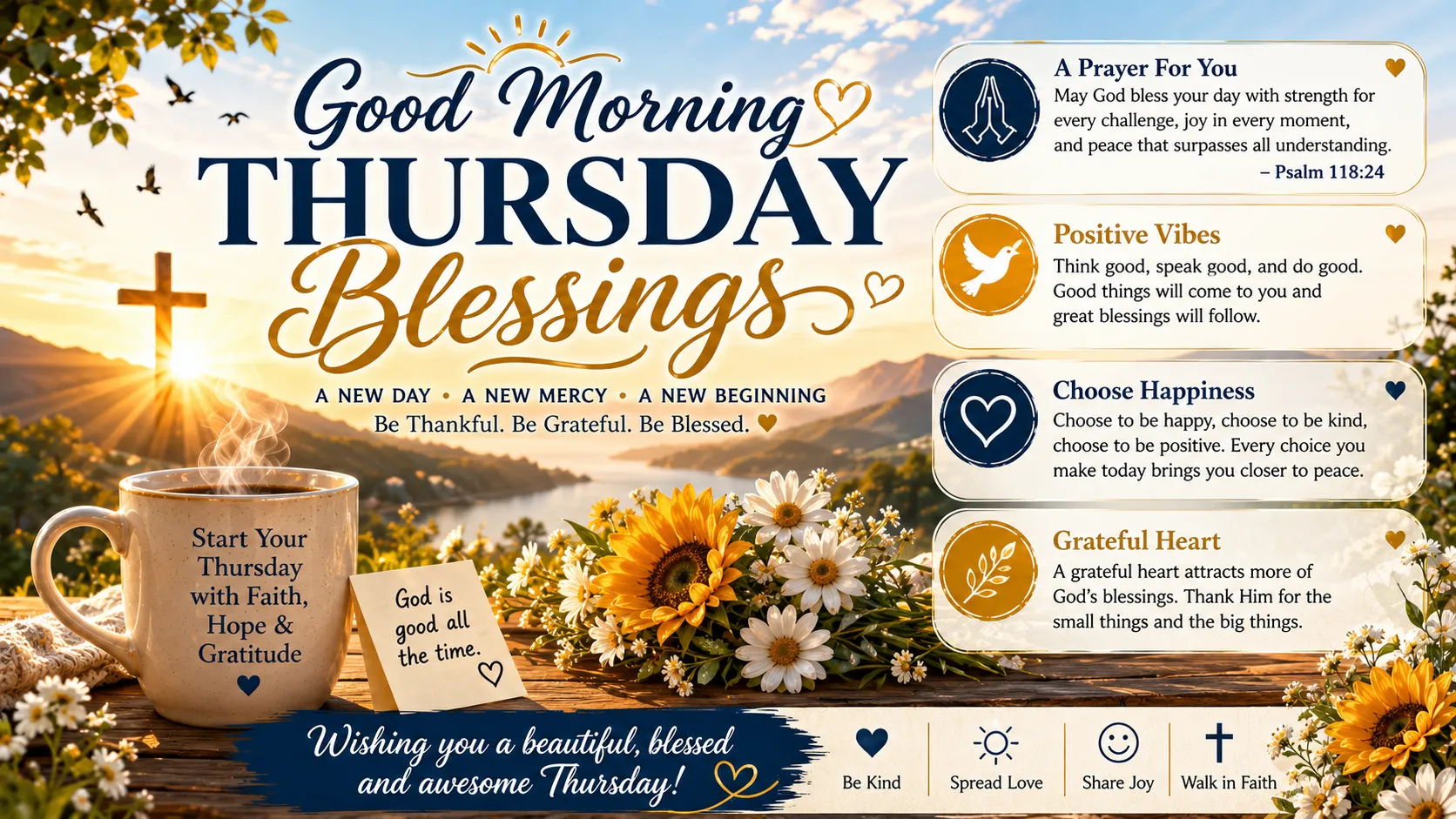 Good Morning Thursday Blessings