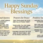 Happy Sunday Blessings