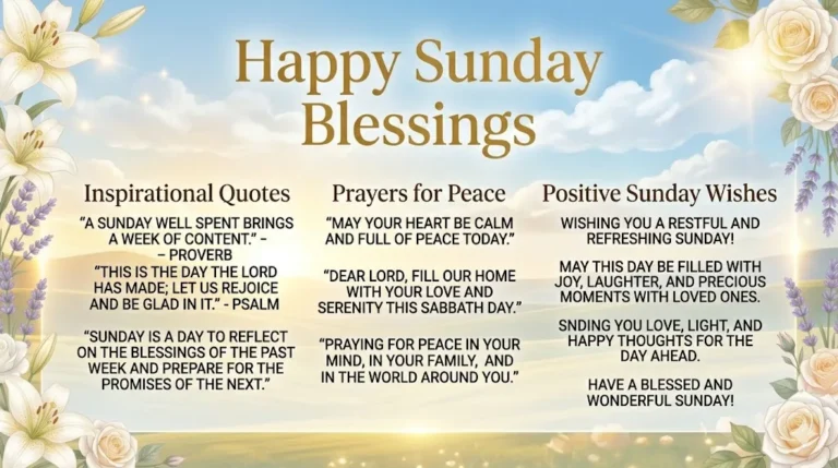 Happy Sunday Blessings