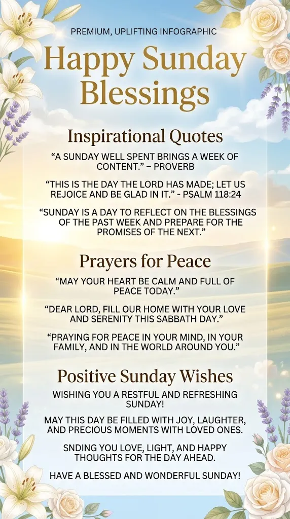 Happy Sunday Blessings
