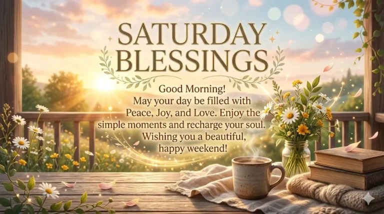 Saturday Blessings