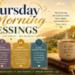 Thursday Morning Blessings