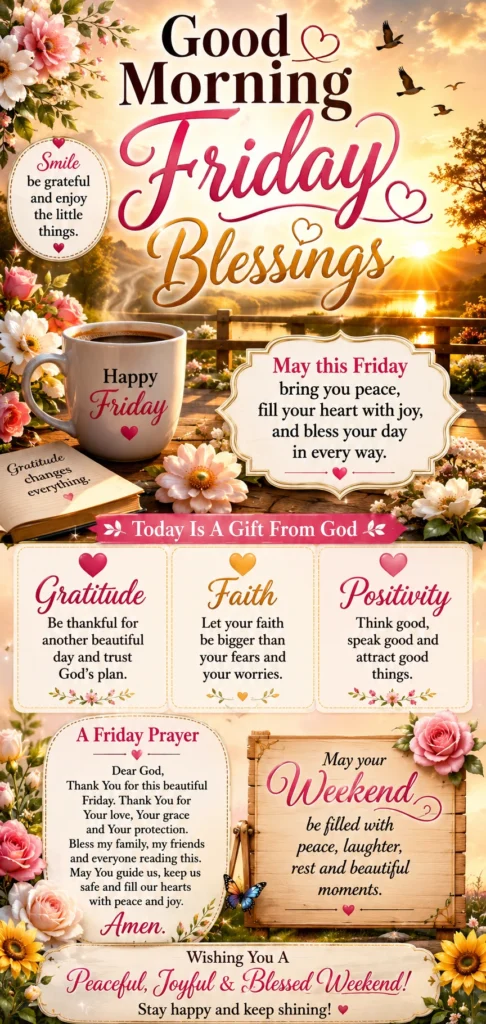 Good Morning Friday Blessings