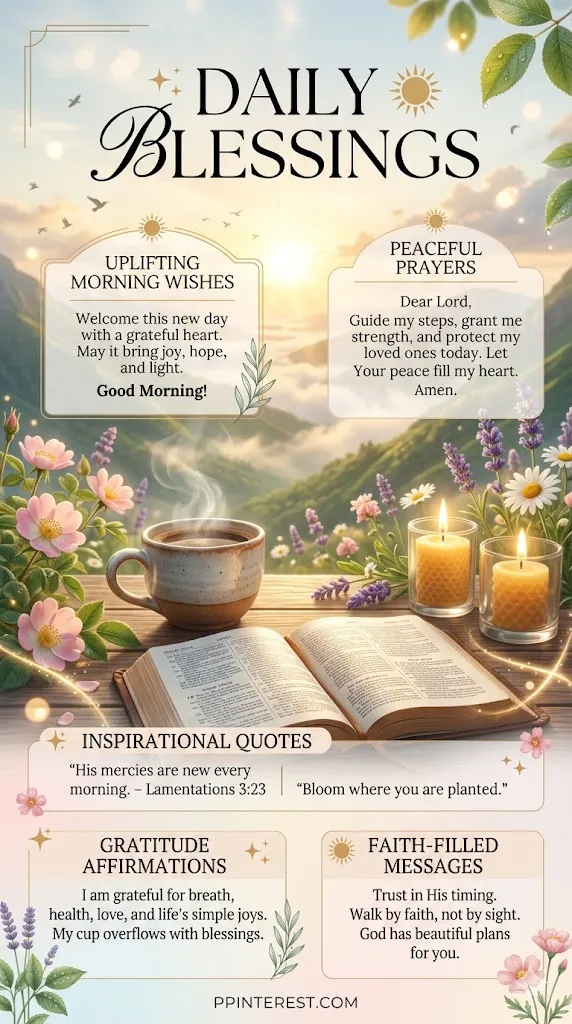 Daily Blessings With Images