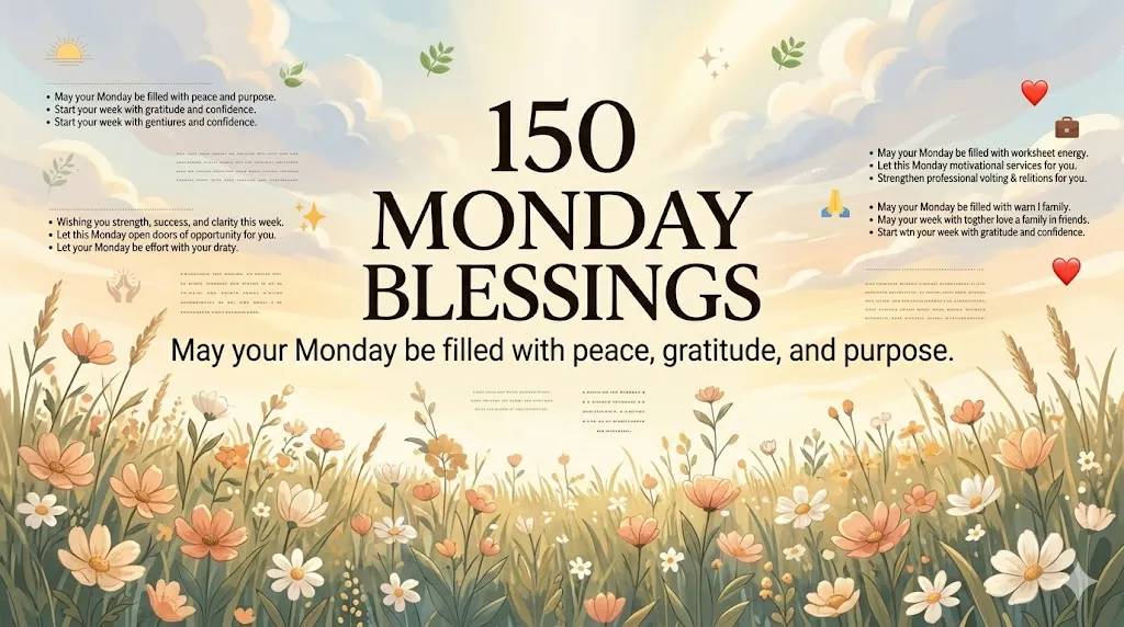 150 Monday Blessings