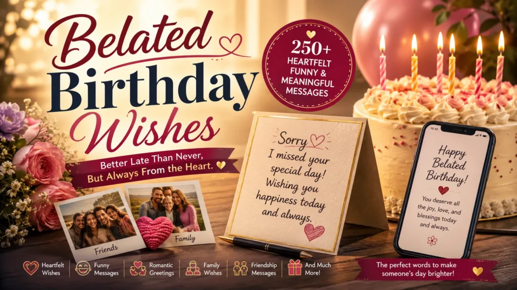 Belated Birthday Wishes