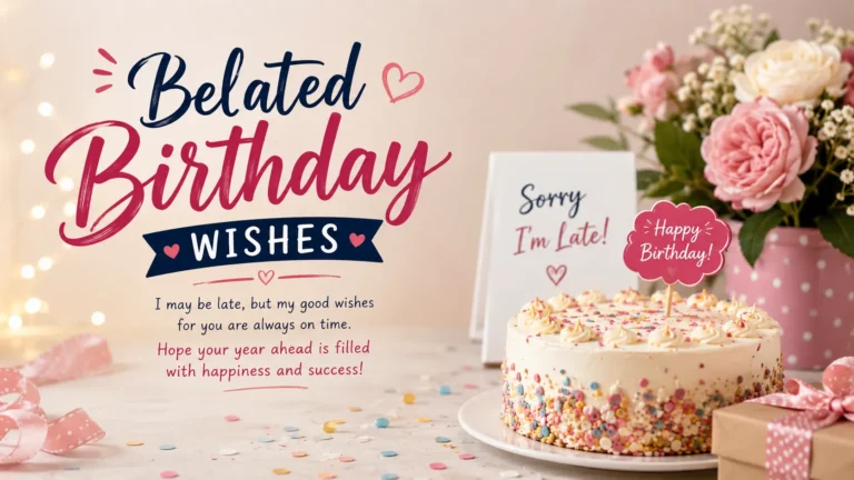 Belated Birthday Wishes