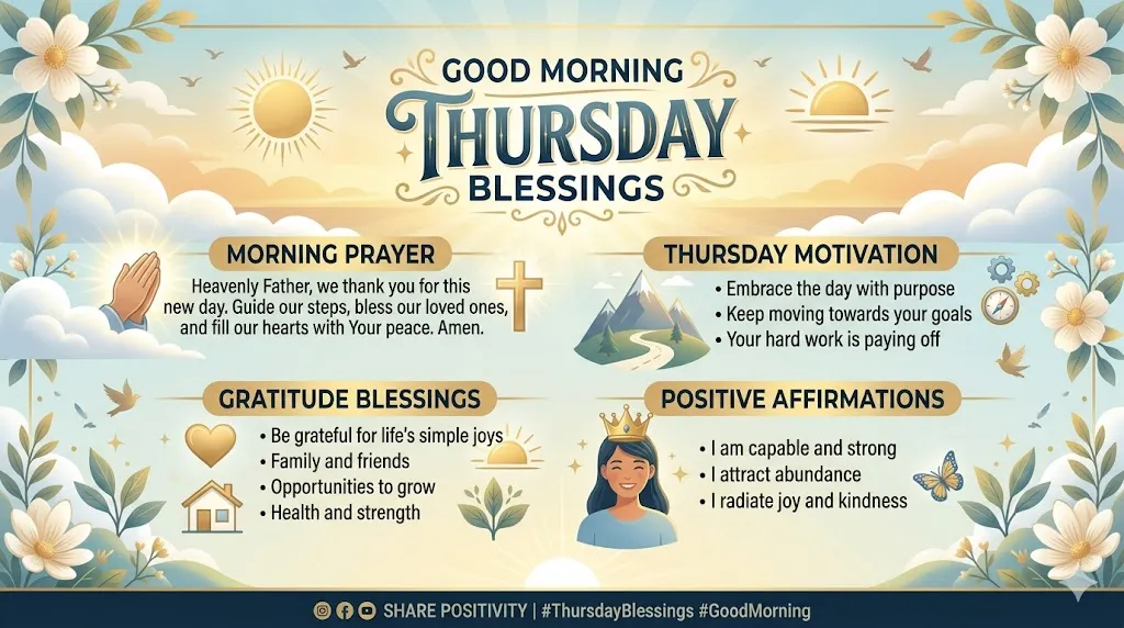 Good Morning Thursday Blessings