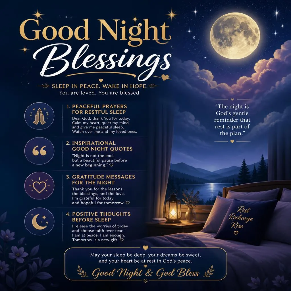 Good Night Blessings