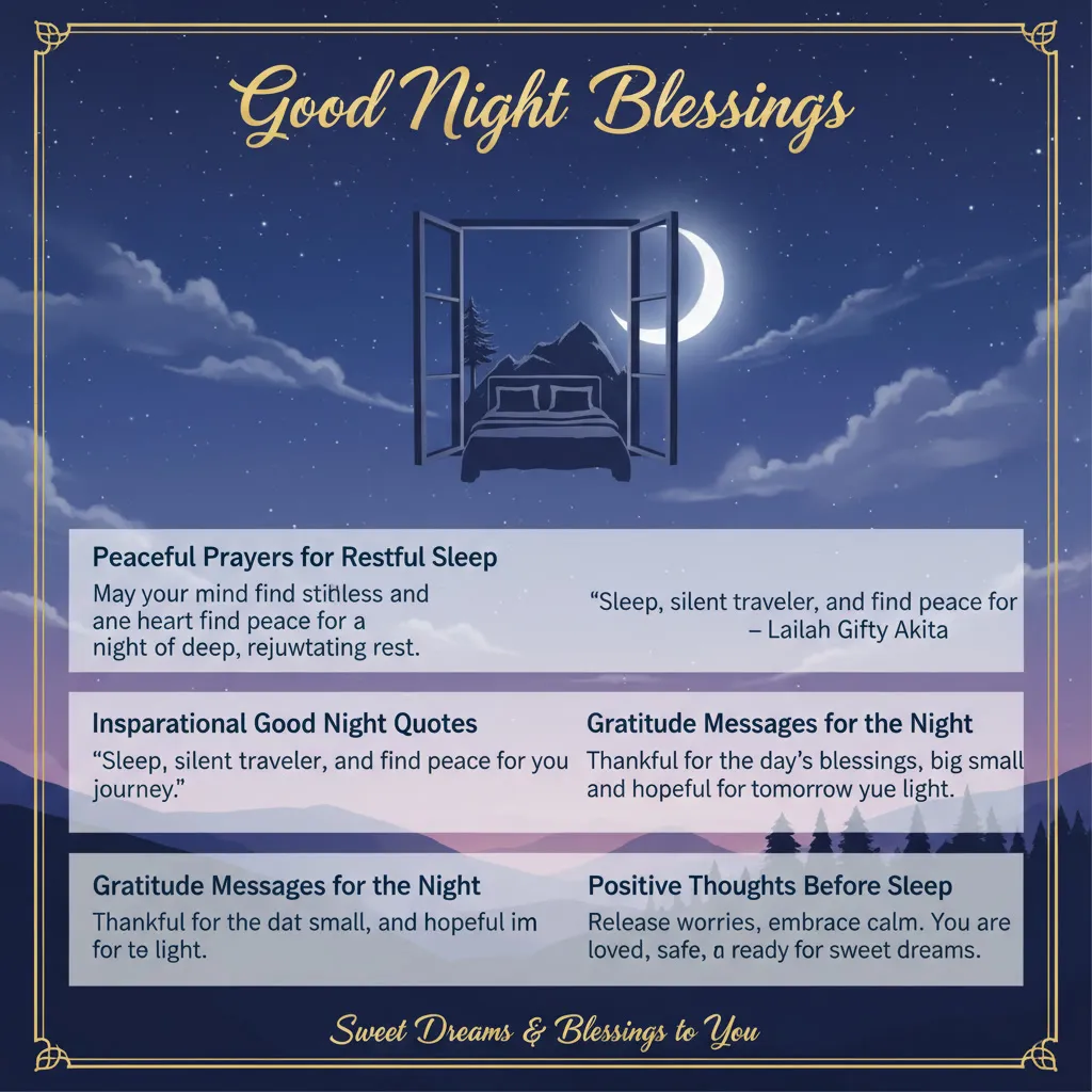 Good Night Blessings