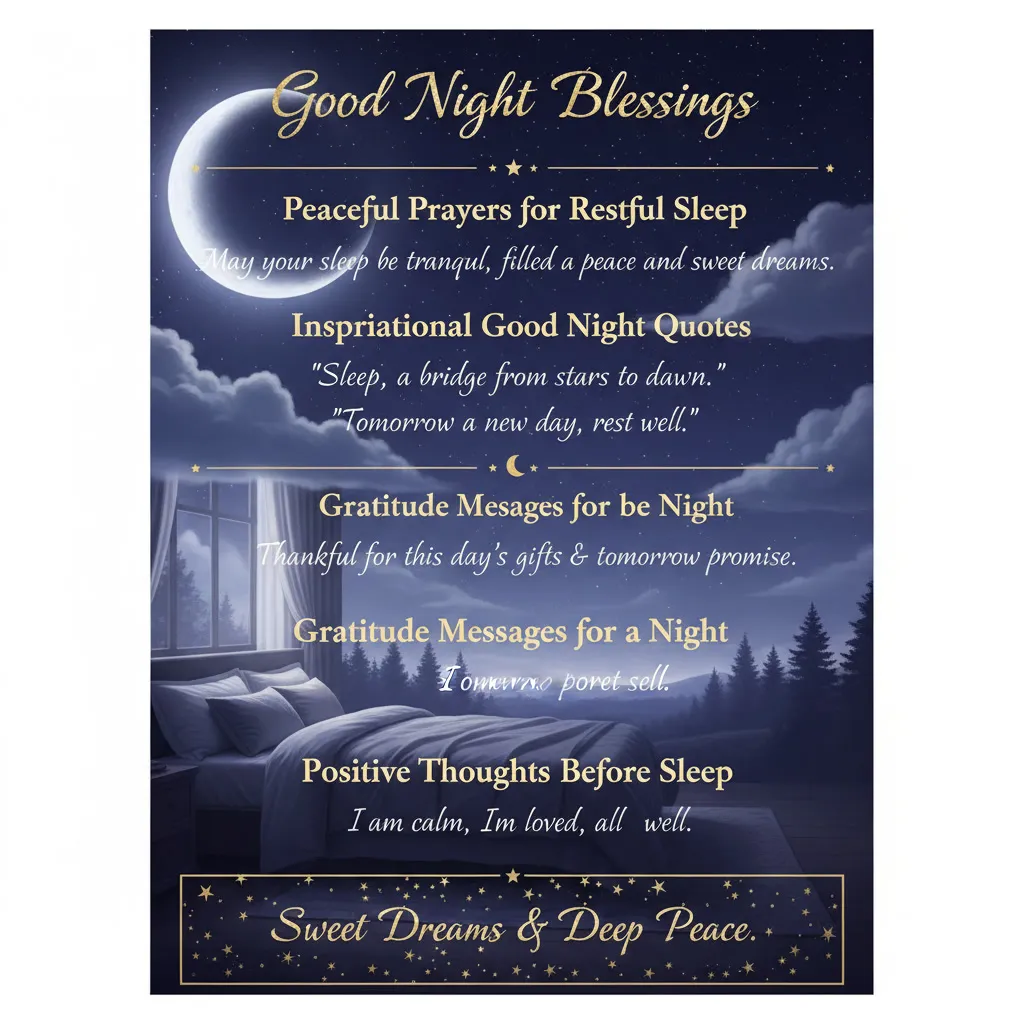 Good Night Blessings