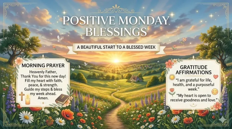 Positive Monday Blessings
