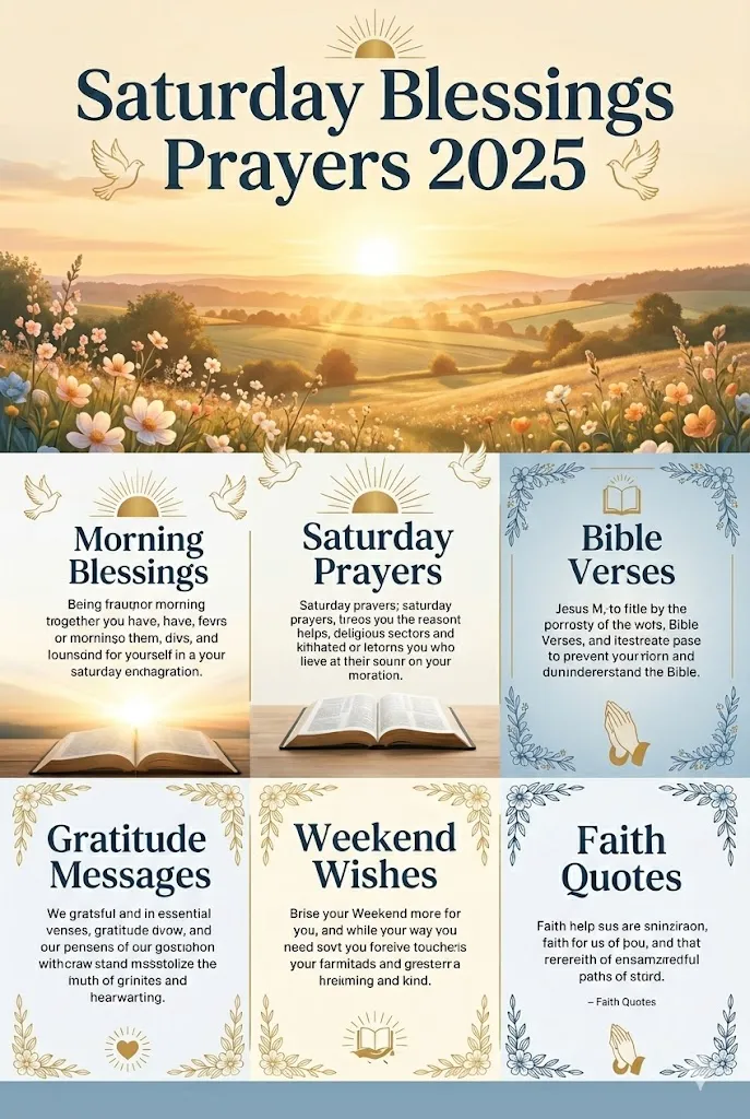 Saturday Blessings Prayers 2025