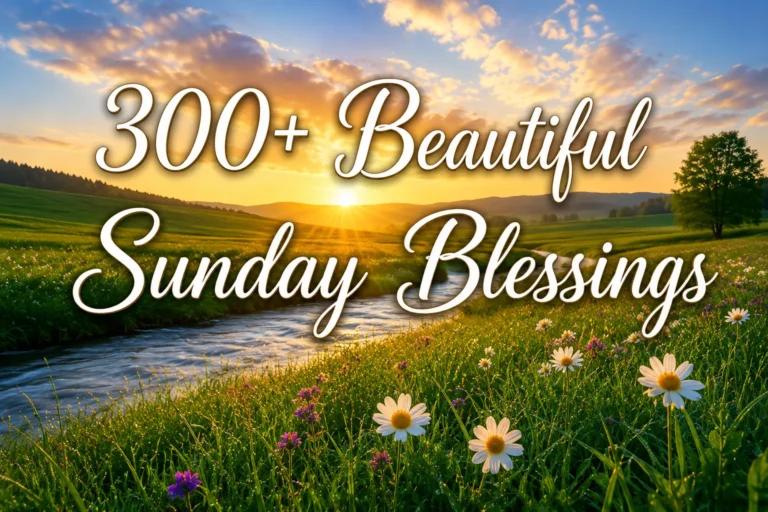 300 Beautiful Sunday Blessings