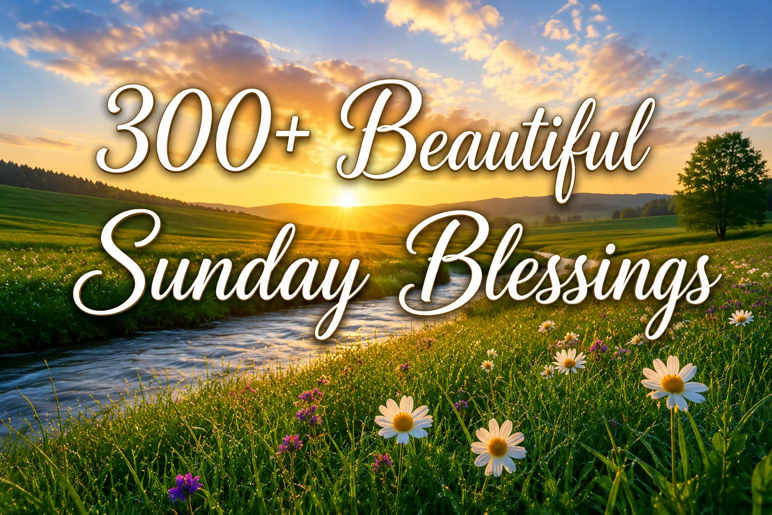 300 Beautiful Sunday Blessings