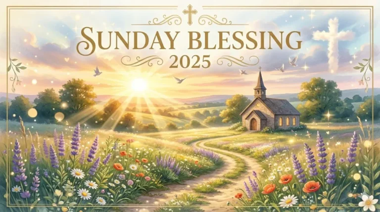 Sunday Blessing 2025